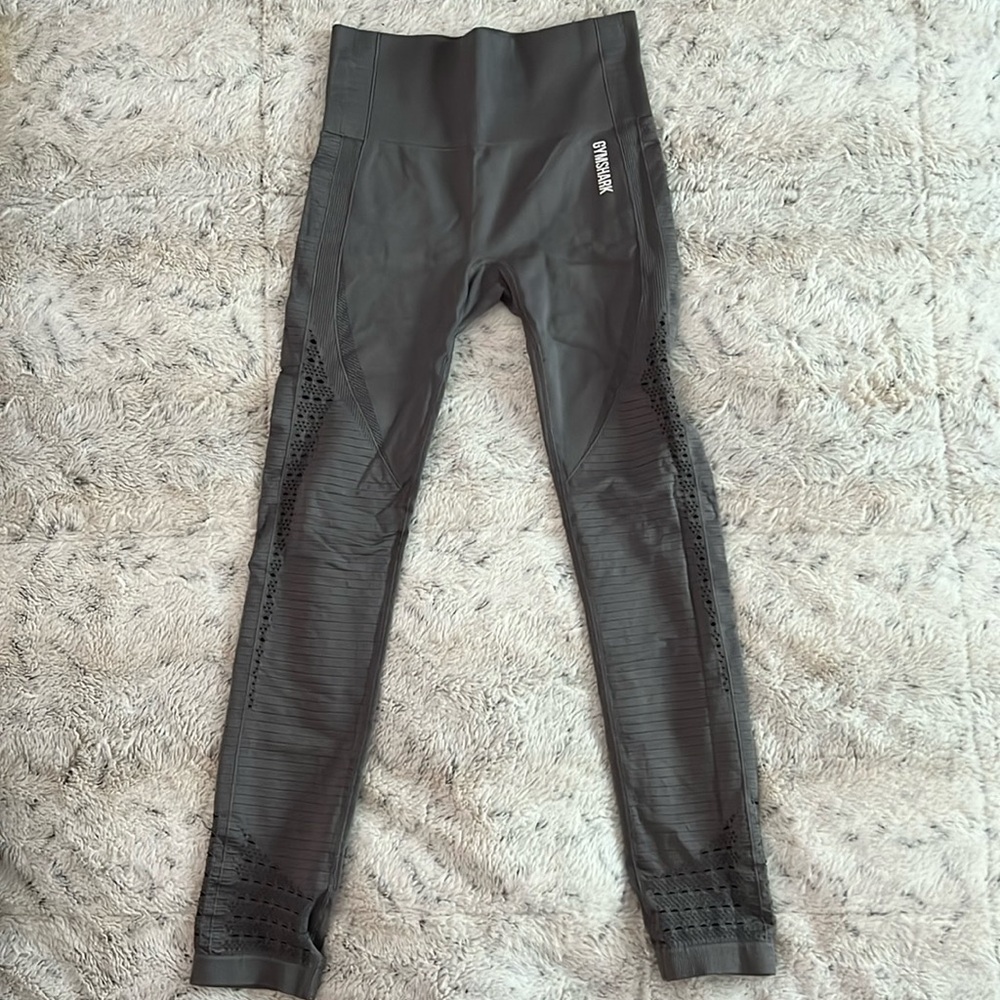 gymshark gray 7/8 leggings